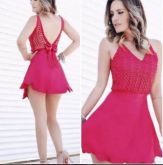 Vestido Nuvem com Laço