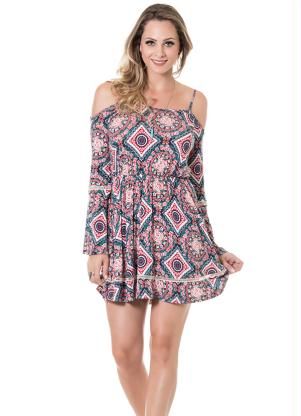 Vestido Ciganinha Estampado