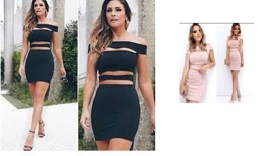 Vestido 3D Ombro a Ombro