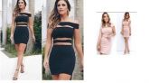 Vestido 3D Ombro a Ombro